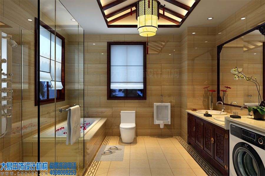 多元化中式家装格局呈现 细述卫浴中式装修流行新趋势