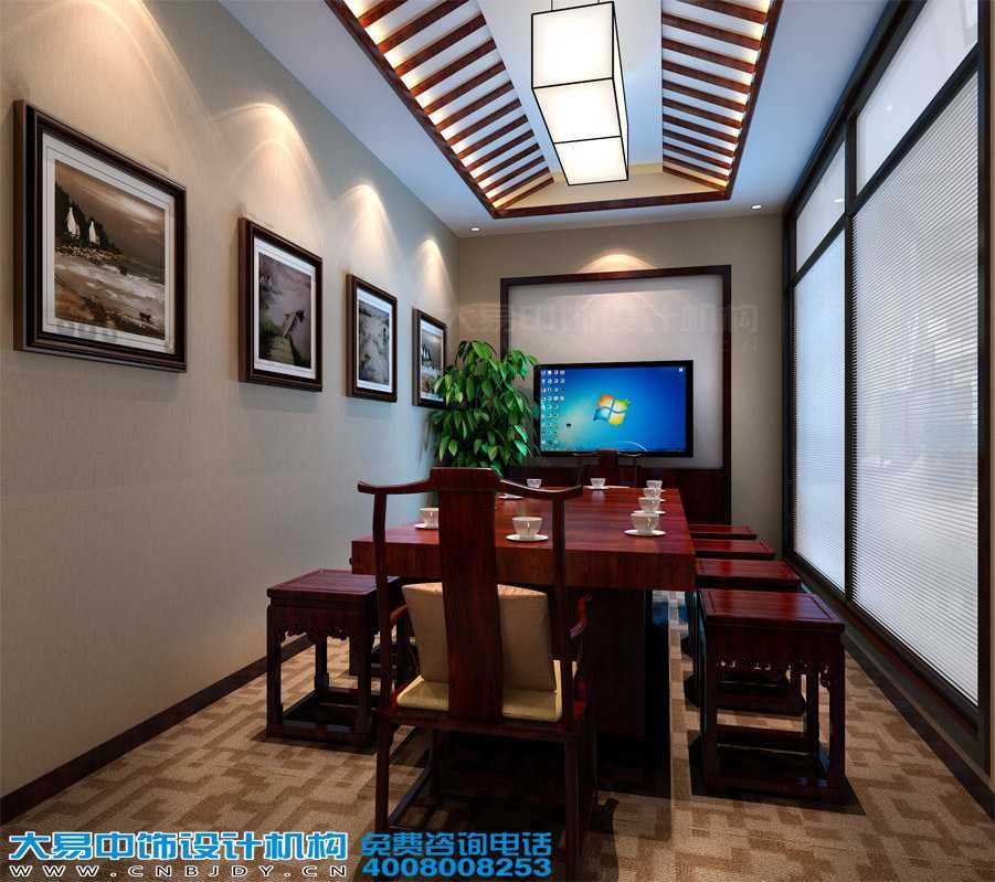 办公室简约中式设计装修 为员工营造一个舒适的办公环境