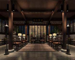 中式风格装修酒店设计享受旅行的快乐