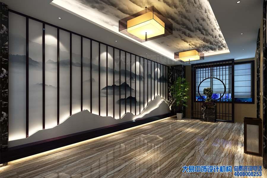 新中式风格现代装修设计 河南郑州大河集团办公室