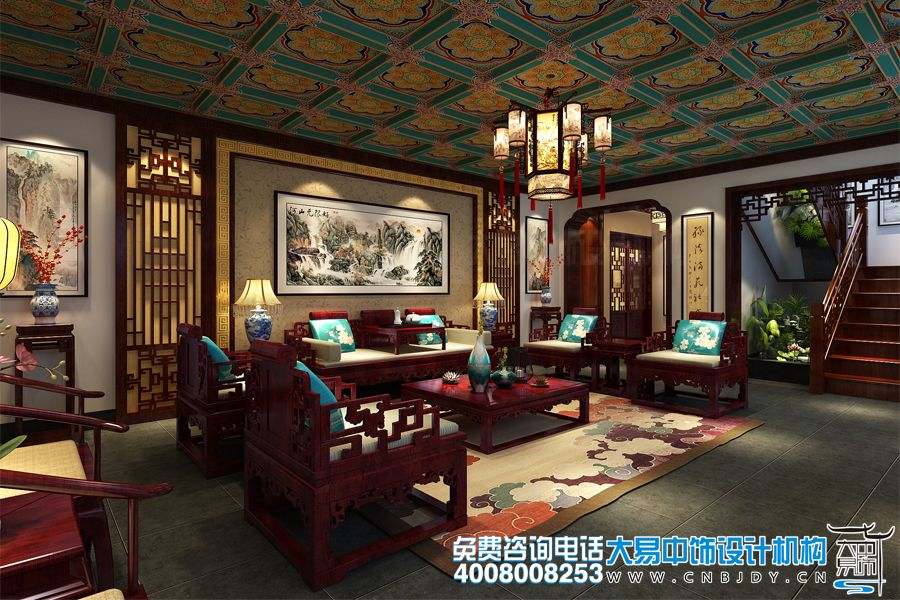 北京鼓楼中式四合院会所设计传统京派风格尽显帝王气