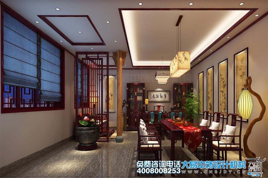 北京鼓楼中式四合院会所设计传统京派风格尽显帝王气