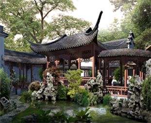 上海苏式园林中式设计装修 十里洋场的避世之所