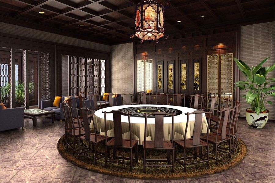 中式餐饮会所设计中式装修 赴一场低调奢华的盛宴