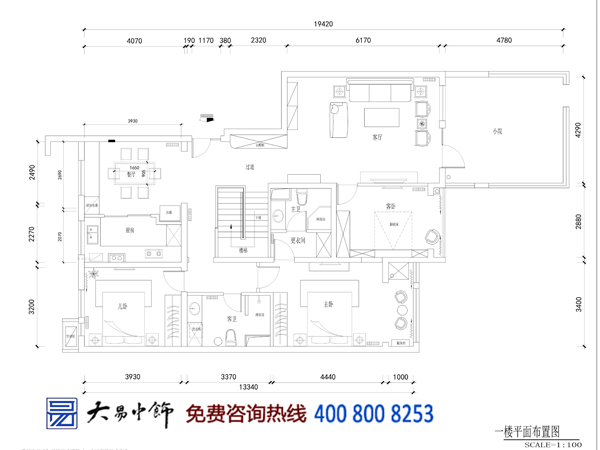 香颂复式中式家居新中式设计 开启现代中式生活诗意篇章