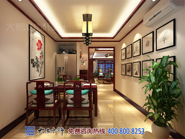 中式四合院中式装修设计效果美如中国传统山水画