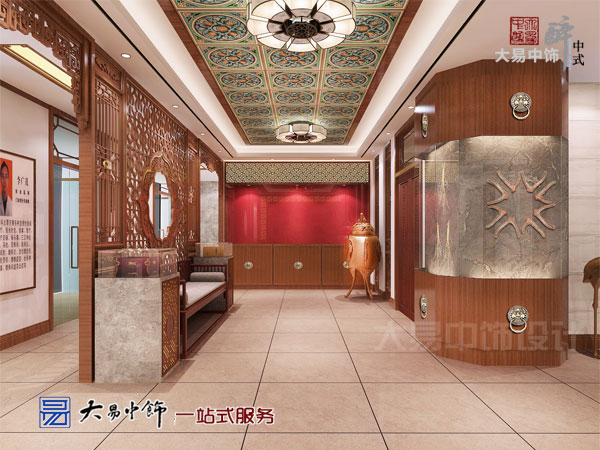 国医馆知药堂中式装修设计 渲染的传统中医文化