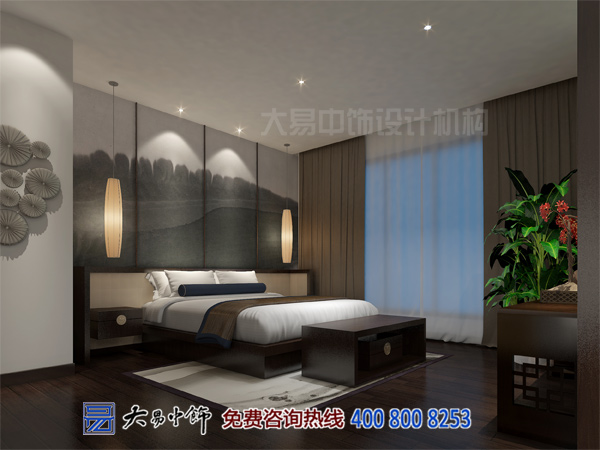 中式酒店室内中式装修设计渲染效果图