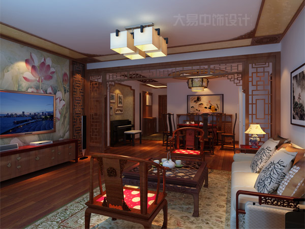 新中式设计古典中式家装 原木格调营造的自然生活