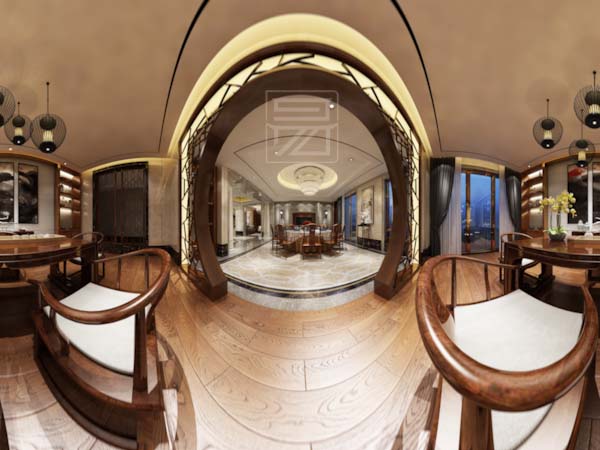 中式餐厅设计现代简约风格装修传统典雅生活空间