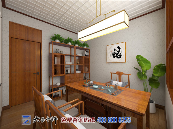 新中式茶室设计，静心感悟生活的真谛！