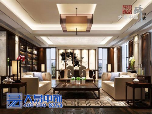 中式会所装修设计效果图 壕气冲天